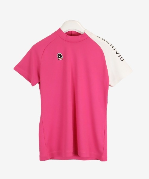 2025特集 archivio tシャツ 「LADIES」部分メッシュ半袖プルオーバー レディースウェア