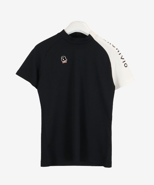 ARCHIVIO 部分メッシュ半袖プルオーバー【2024年春夏】36 archivio tシャツ 「LADIES」部分メッシュ半袖プルオーバー