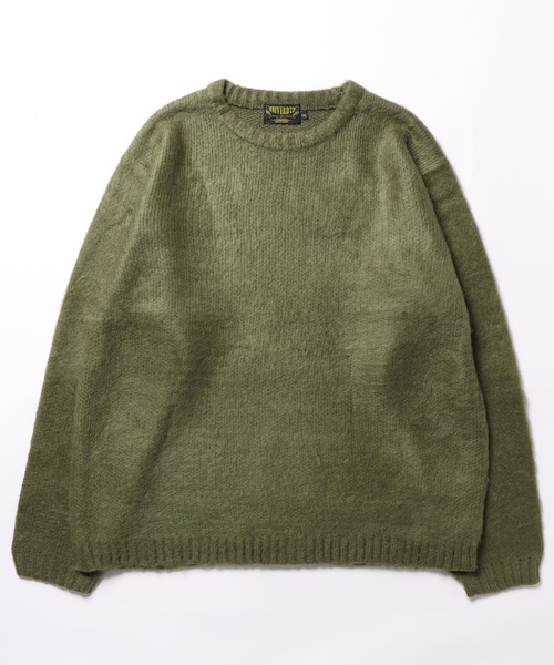 ニット セーター HOUSTON / ヒューストン / MOHAIR TOUCH SWEATER / 22138 レディース メンズ HOUSTON ニット セーター / ヒューストン MOHAIR TOUCH SWEATER