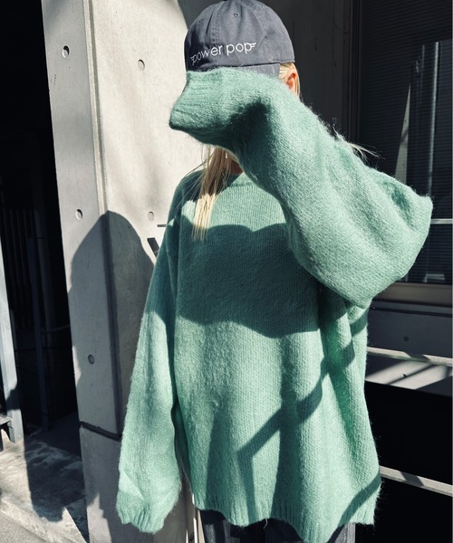 HOUSTON ニット セーター / ヒューストン MOHAIR TOUCH SWEATER