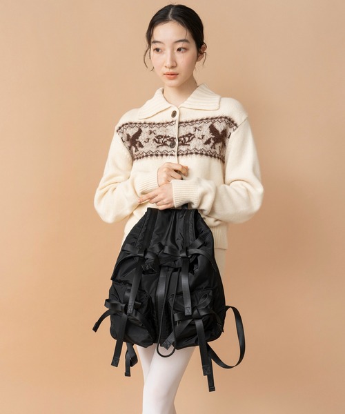 Casselini デイバック リュック Casselini(キャセリーニ)リボン