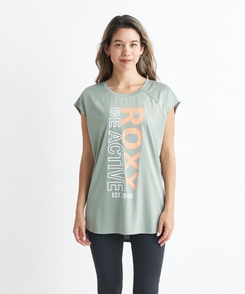ROXY tシャツ JOLLY/ロキシー速乾UVカット付きフロント