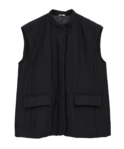 CLANE（クラネ） ベスト ジレ PADDED MESH VEST レディース : ZOZOTOWN
