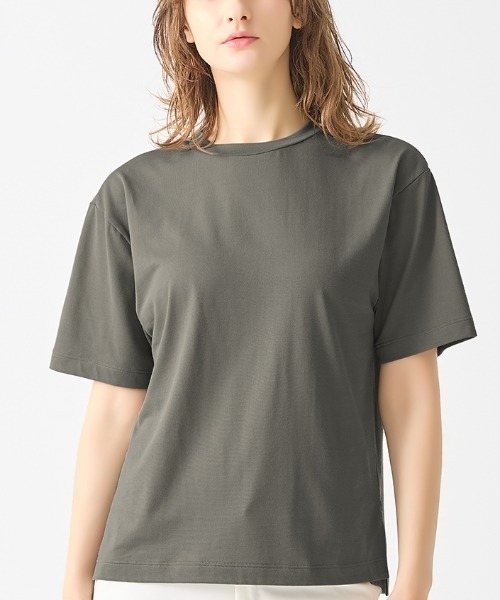 GUNZE tシャツ KIREILABO/キレイラボ 5分袖オーバーサイズT