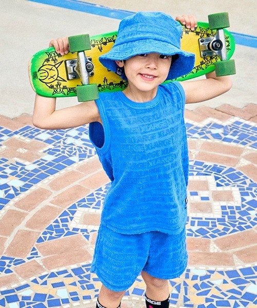 XLARGE KIDS タンクトップ 肌着 パイルロゴジャガードタンク