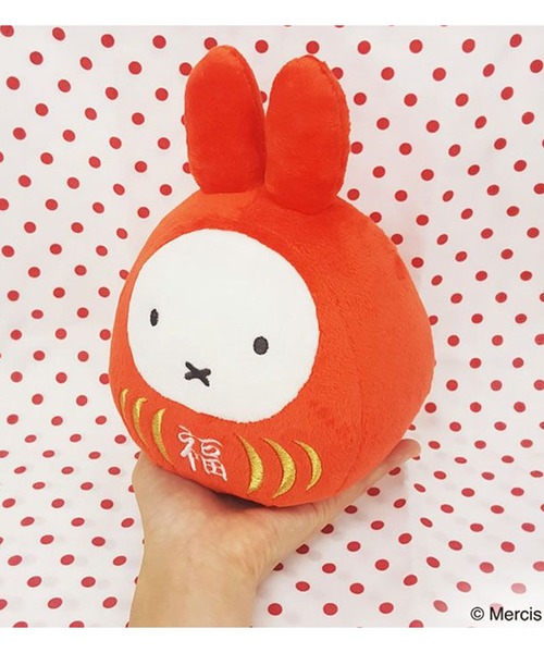 Miffy（ミッフィー） おもちゃ 福だるまS ぬいぐるみ SEKI : ZOZOTOWN
