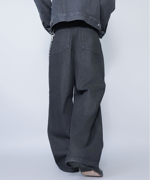 SPINNS ジーンズ 「セットアップ対応」ヴィンテージライクバギーデニム