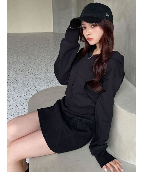 新品タグ付 RESEXXY×NEWERA ベーシックロゴキャップ ブラック 黒 RESEXXY キャップ 帽子 「NEWERA」ベーシックロゴキャップ