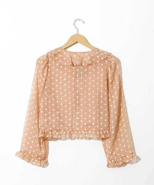 flower シアーフラワーブラウス flower（ファッション） ブラウス シャツ シアーフラワー