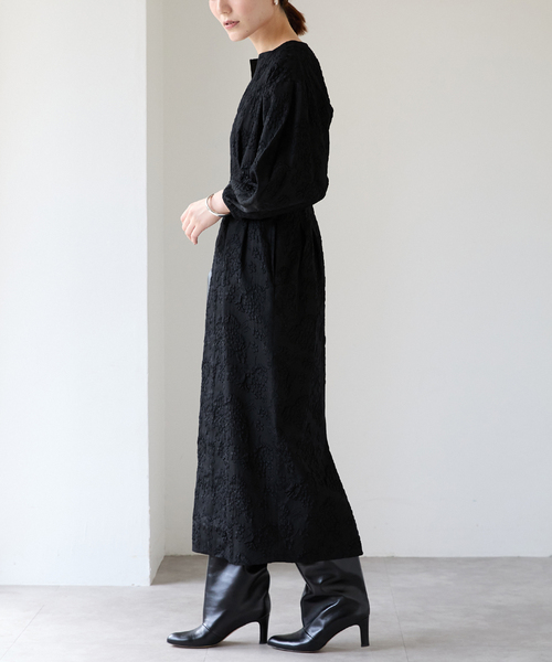 VERMEIL par iena（ヴェルメイユパーイエナ） ワンピース ジャガード