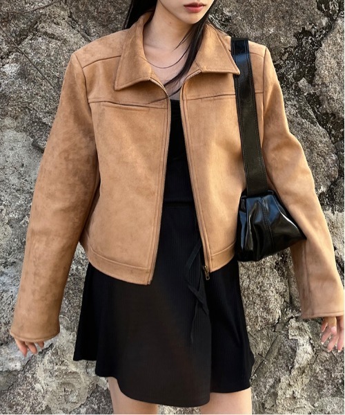 gossip!ロサンゼルス ブルゾン アウター Y2K スウェードライダース