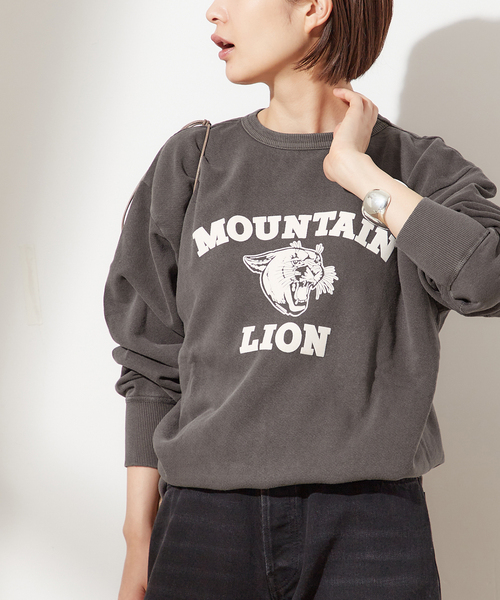 MIXTA（ミクスタ） スウェット 「MIXTA/ミクスタ」MOUNTAIN LIONCREW