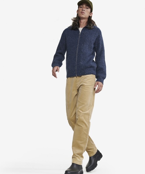 AIGLE（エーグル） カーディガン メランジ ウール ハイネックジップ