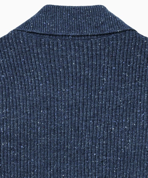 AIGLE（エーグル） カーディガン メランジ ウール ハイネックジップ