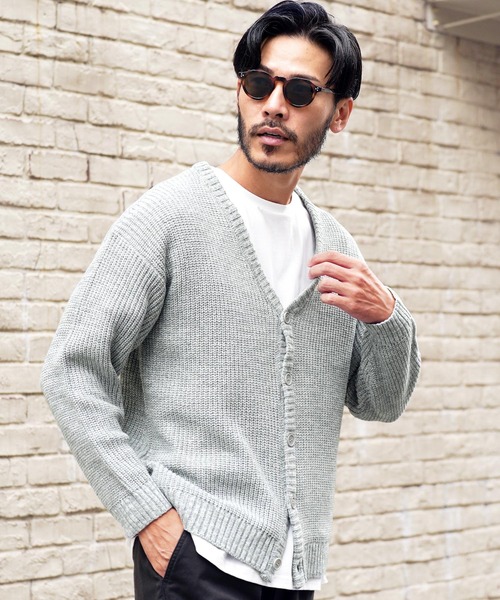 JIGGYS SHOP（ジギーズショップ） カーディガン 畦編みルーズ