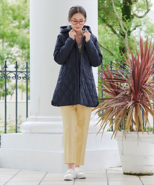 Khadi and Co. | キルティングコート〈 Yuzu 〉 Khadi and Co／YUZU Quilted Canvas Cotton Coat dieci｜online shop