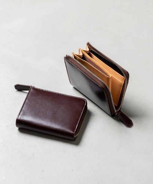 mini wallet「M200」　イタリアンレザー MURA 財布 Ranova mini イタリアンレザースキミング防止 L字