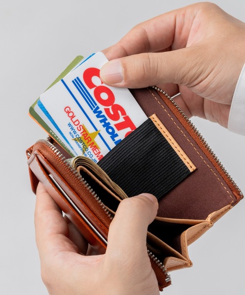 mini wallet「M200」　イタリアンレザー MURA 財布 Ranova mini イタリアンレザースキミング防止 L字