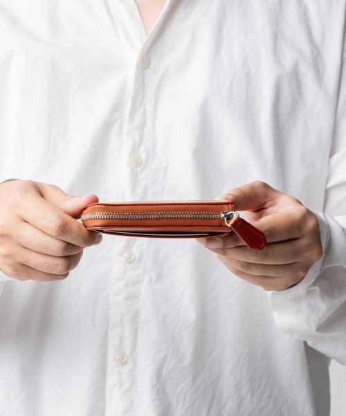mini wallet「M200」　イタリアンレザー 数量限定入荷】Zipper Mini Leather Wallet | OctaHotel