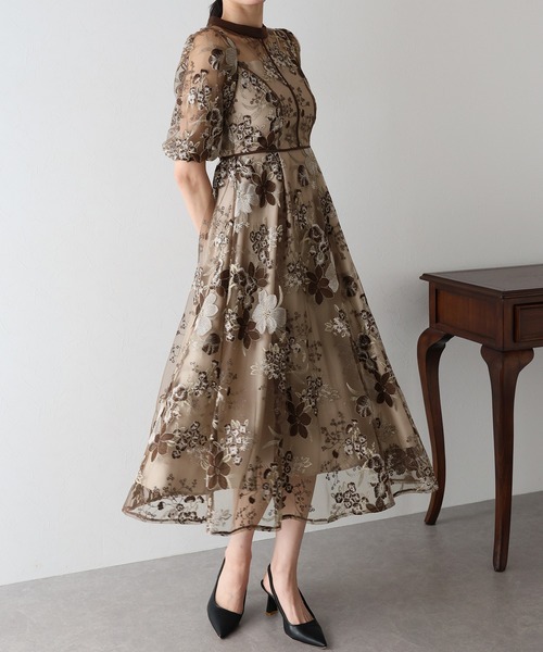 BLUEEAST オケージョンドレス BLUEEAST（ブルーイースト） ドレス 「新色追加」バックリボンレース