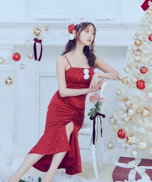 sugar nine コスプレ レーストップスミディアムビジューサンタコスプレ