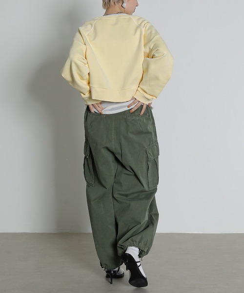 en CAnAF トレーナー スウェット パステルカラー プルオーバー