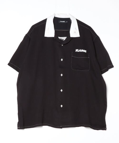 XLARGE 「XLARGE」 半袖ポロシャツ L ブラック メンズ
