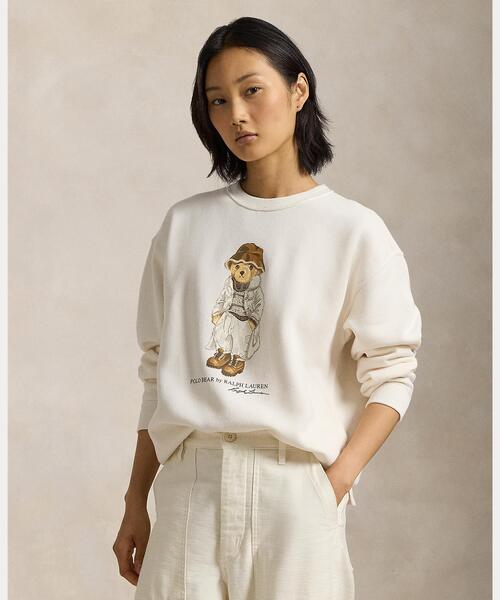 トレーナー スウェット Polo ベア フリース クルーネック レディース POLO RALPH LAUREN トレーナー スウェット Polo ベア フリース