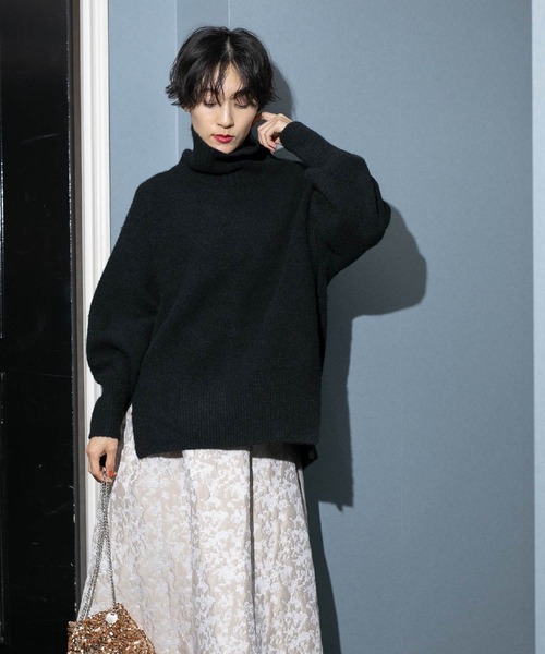 OPAQUE.CLIP（オペークドットクリップ） ニット セーター ミドルゲージ