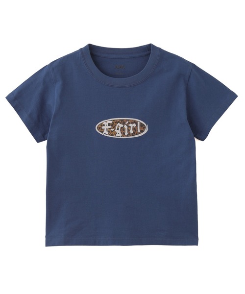 【X-girl】LEOPARD OVAL LOGO S/S BABY TEE LEOPARD OVAL LOGO S/S BABY TEE – calif（カリフ）公式サイト