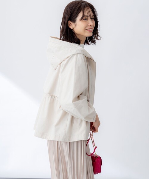 組曲 コート アウター フード付き ライトアウター レディース