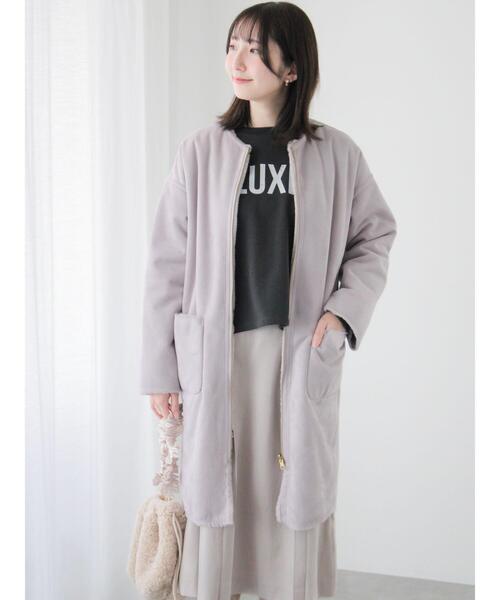 【Tite In The Store】美品　リバーシブル　フェイクムートンコート Te chichi TERRASSE コート アウター リバーシブルフェイク