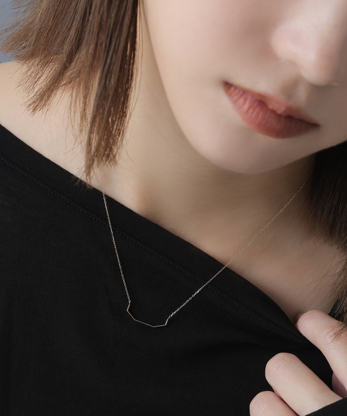 Lilas ネックレス 5角モチーフネックレス K10 レディース : ZOZOTOWN