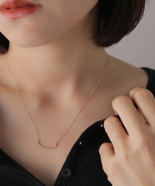 Lilas ネックレス 5角モチーフネックレス K10 レディース : ZOZOTOWN