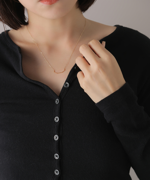 Lilas ネックレス 5角モチーフネックレス K10 レディース : ZOZOTOWN