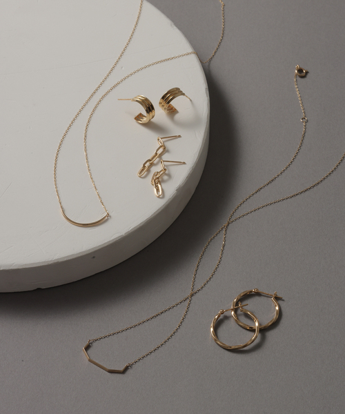 Lilas ネックレス 5角モチーフネックレス K10 レディース : ZOZOTOWN