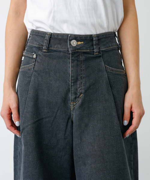 デニムパンツ hanaちゃん様 WEB限定】「HANA」タックテーパード【自宅で試着、返品送料無料