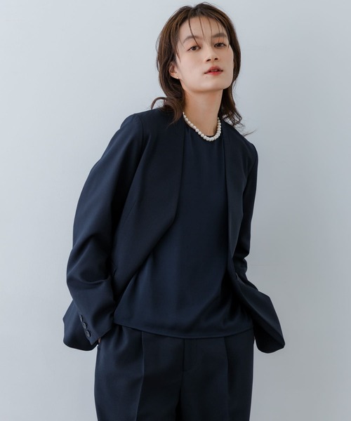 未使用　アーバンリサーチドアーズ　ノーカラージャケット Mサイズ キルトノーカラージャケット（ノーカラージャケット）｜URBAN