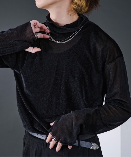 Ellno Loset（エルノロゼット） tシャツ ベロアタートルシアーインナー