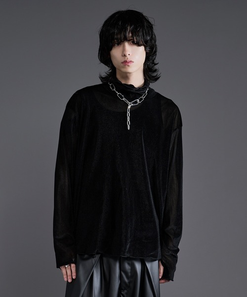 Ellno Loset（エルノロゼット） tシャツ ベロアタートルシアーインナー