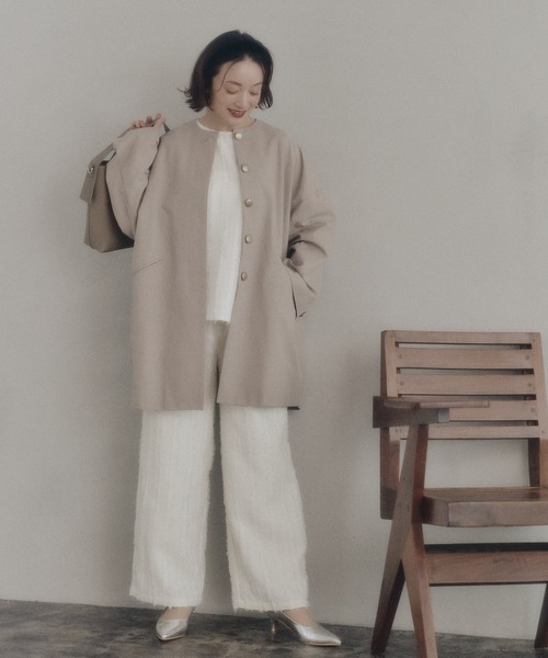 pual ce cin パンツ 「Du noir」「セットアップ対応」ジャガード