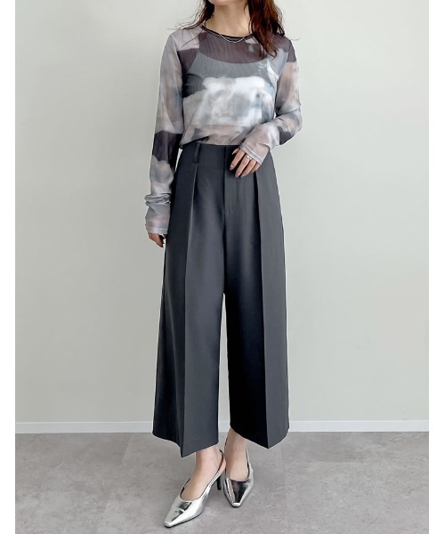 美品　エイココンドウのガウチョパンツ　Ｆサイズ 02-150301000-88-2g.jpg