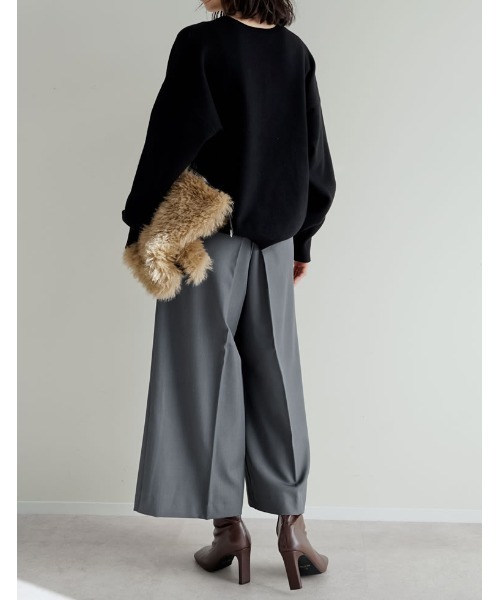 Re:EDIT（リエディ） ワイドパンツ パンツ 「2025SS COLLECTION」「低