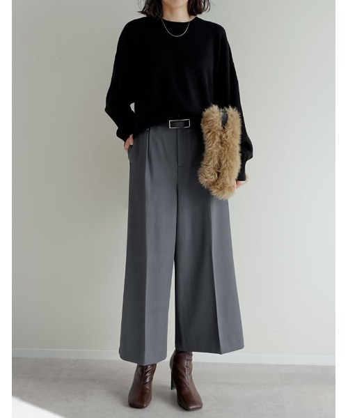 Re:EDIT（リエディ） ワイドパンツ パンツ 「2025SS COLLECTION」「低