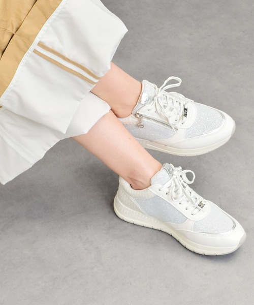 スニーカー 「Tamaris」サイドジップスニーカー(455802) レディース