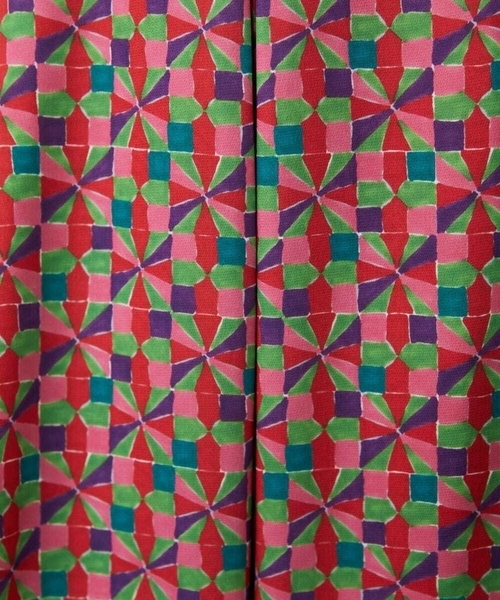 Jocomomola（ホコモモラ） スカート Rojo carmin プリントフレア