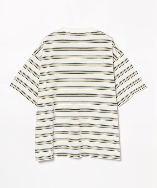 メンズ ボーダー ニットTシャツ トゥモローランド メンズ TOMORROWLAND MEN TOMORROWLAND TRICOT