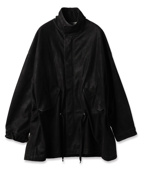 コート ジャケット FLOCKING ECO LEATHER COAT メンズ レディースの画像