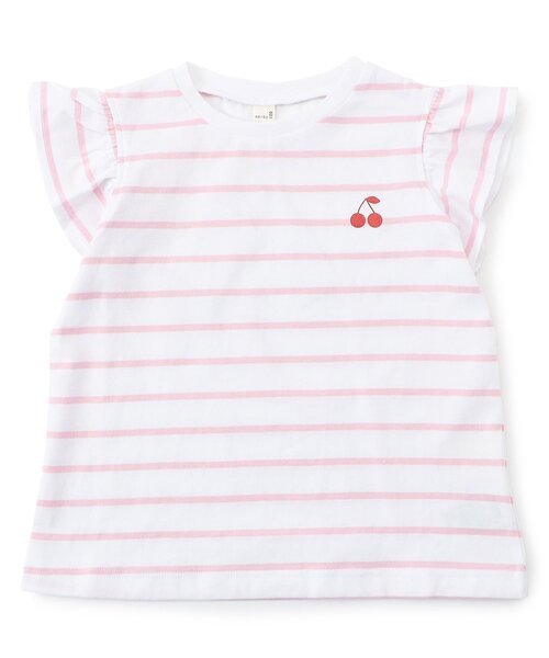 tシャツ 「WEB限定/ジュニア対応」袖フリルTシャツ/7days Style キッズ 子供服 女の子 | apres les cours | 06