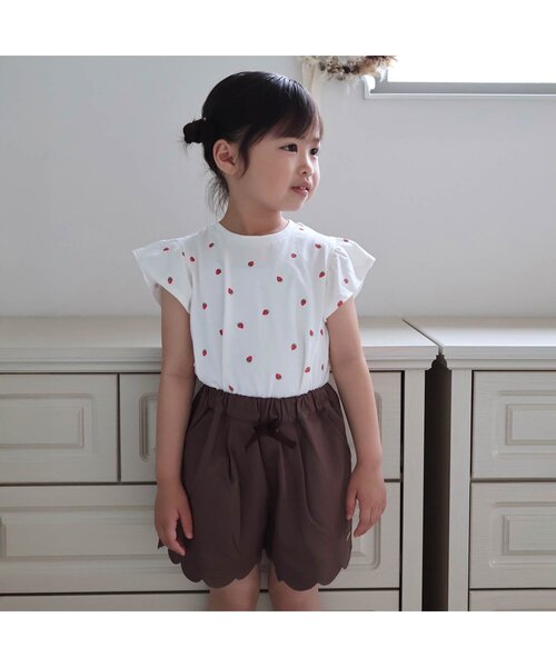 tシャツ 「WEB限定/ジュニア対応」袖フリルTシャツ/7days Style キッズ 子供服 女の子 | apres les cours | 09